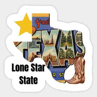 Texas, Lone Star State Sticker